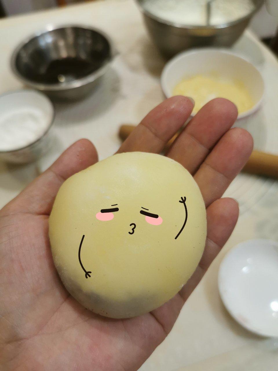 腹黑白胖子——奥利奥雪媚娘
