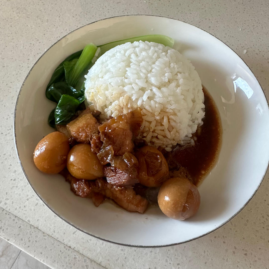 香菇卤肉饭造起来