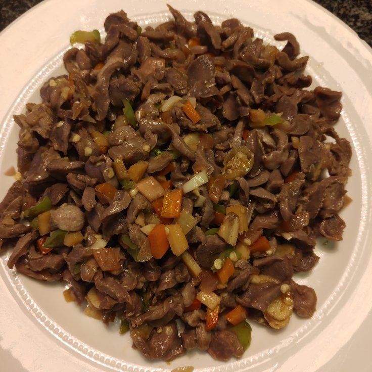 酸辣鸡胗