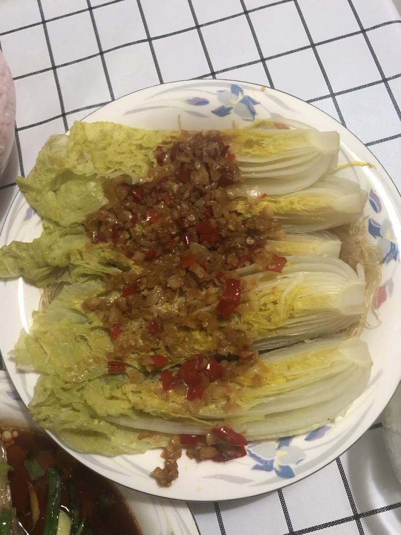 蒜蓉粉丝蒸娃娃菜