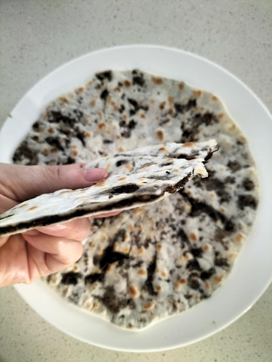 梅干菜软大饼