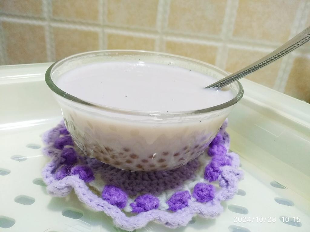 茉莉奶茶西米露