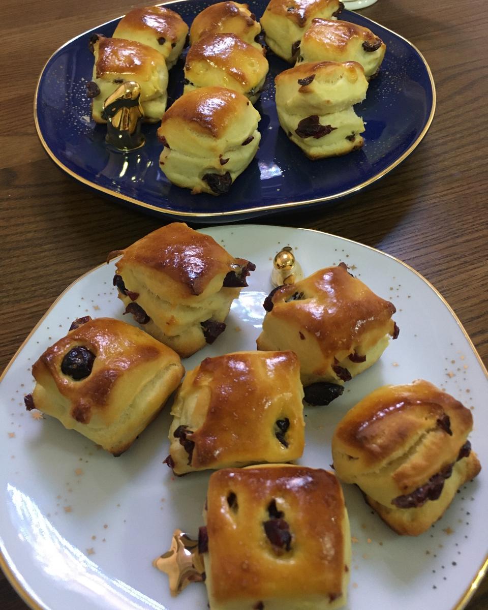 蔓越莓优格小面包块