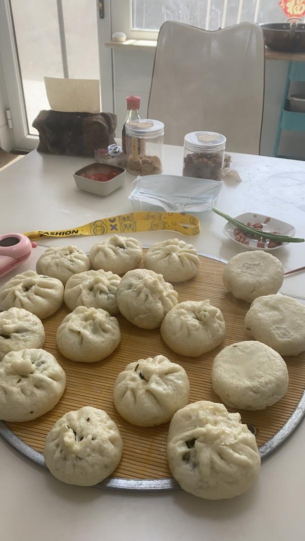 百吃不厌5个起的韭菜鸡蛋包子