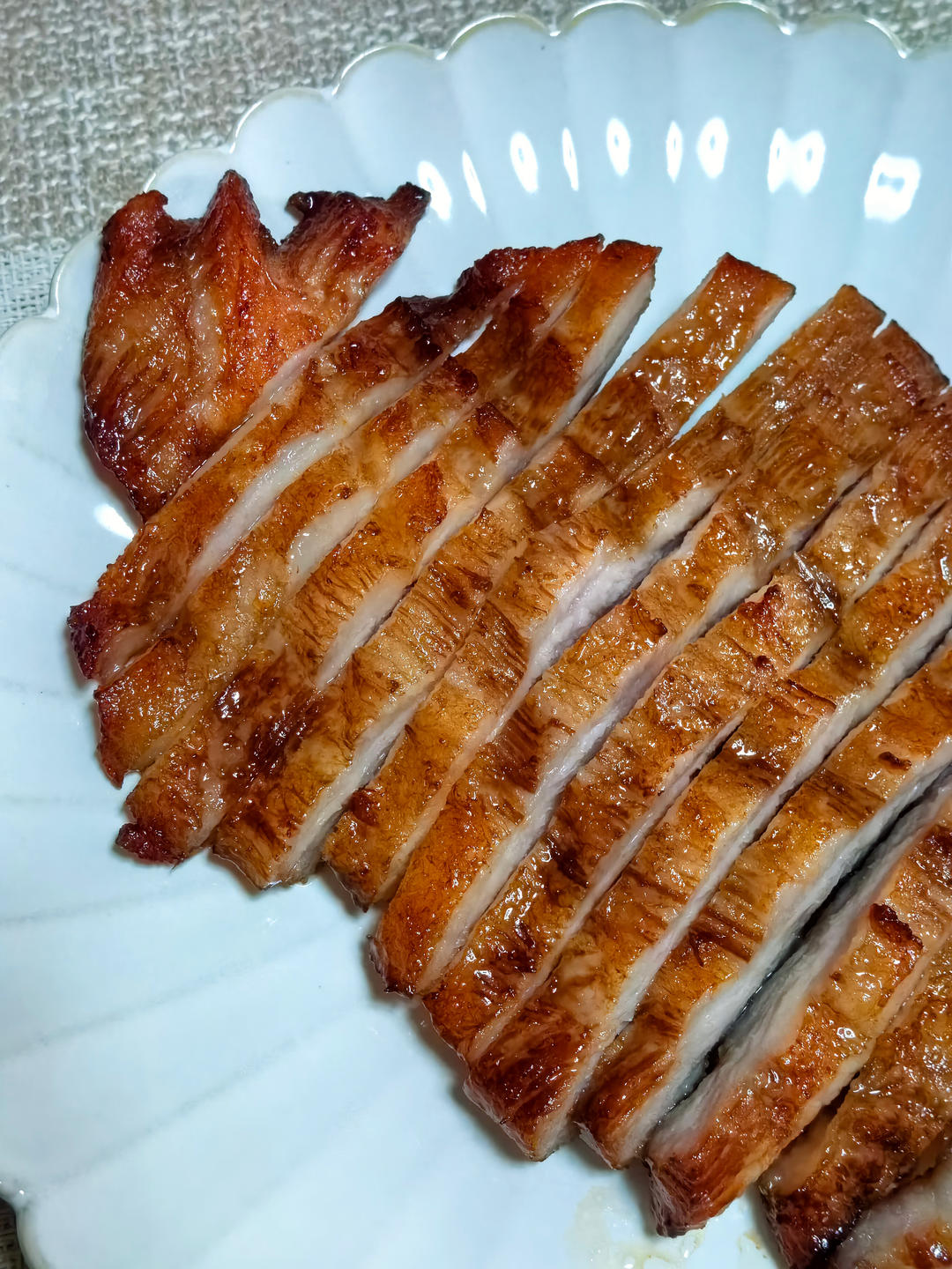 脆爽猪颈肉（不用烤炉版）