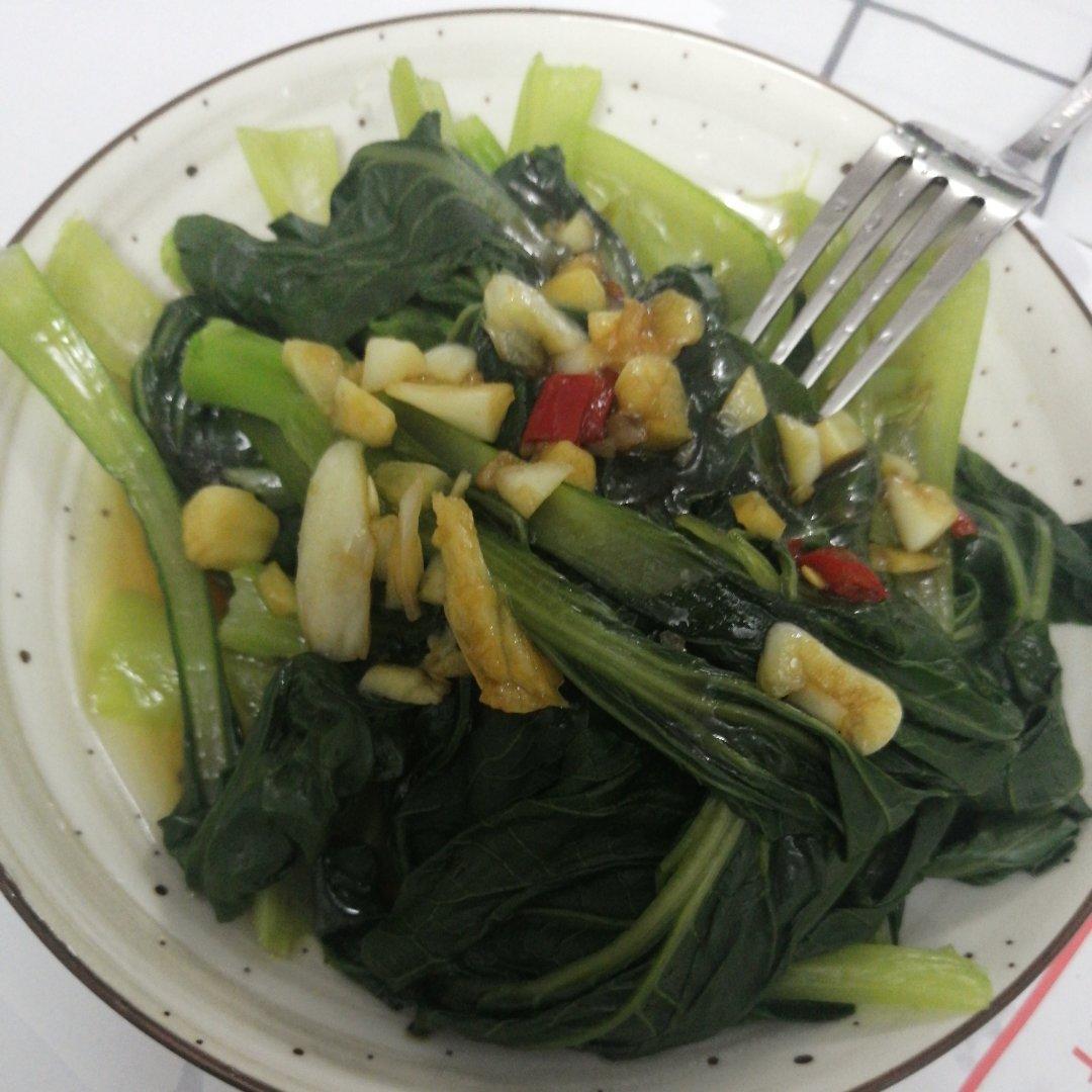 🔥比肉好吃的蒜蓉蚝油菜心！好吃不胖系列