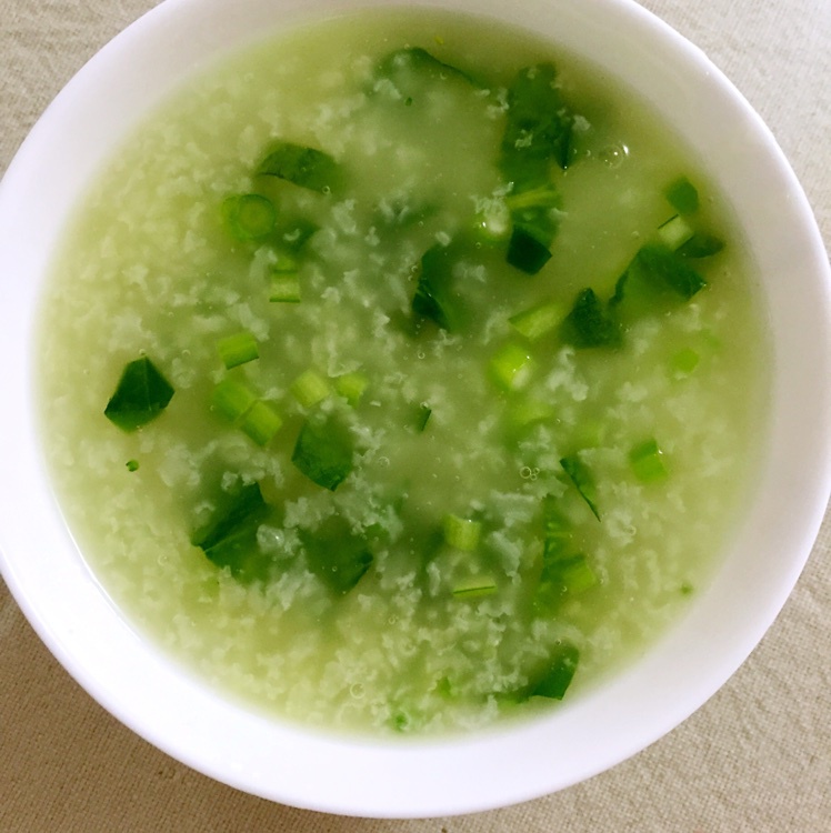虾米青菜粥