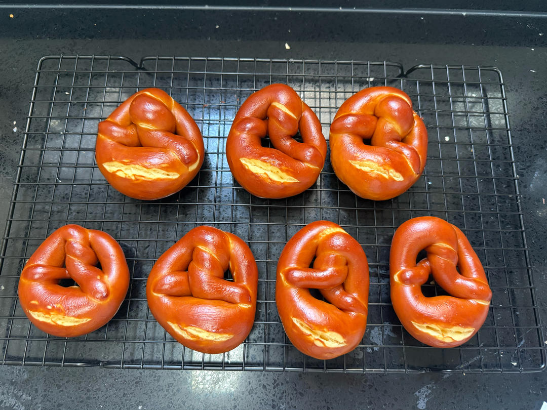 德式碱水面包｜经典碱水结｜普雷结｜0糖低卡｜免发酵｜免手套膜