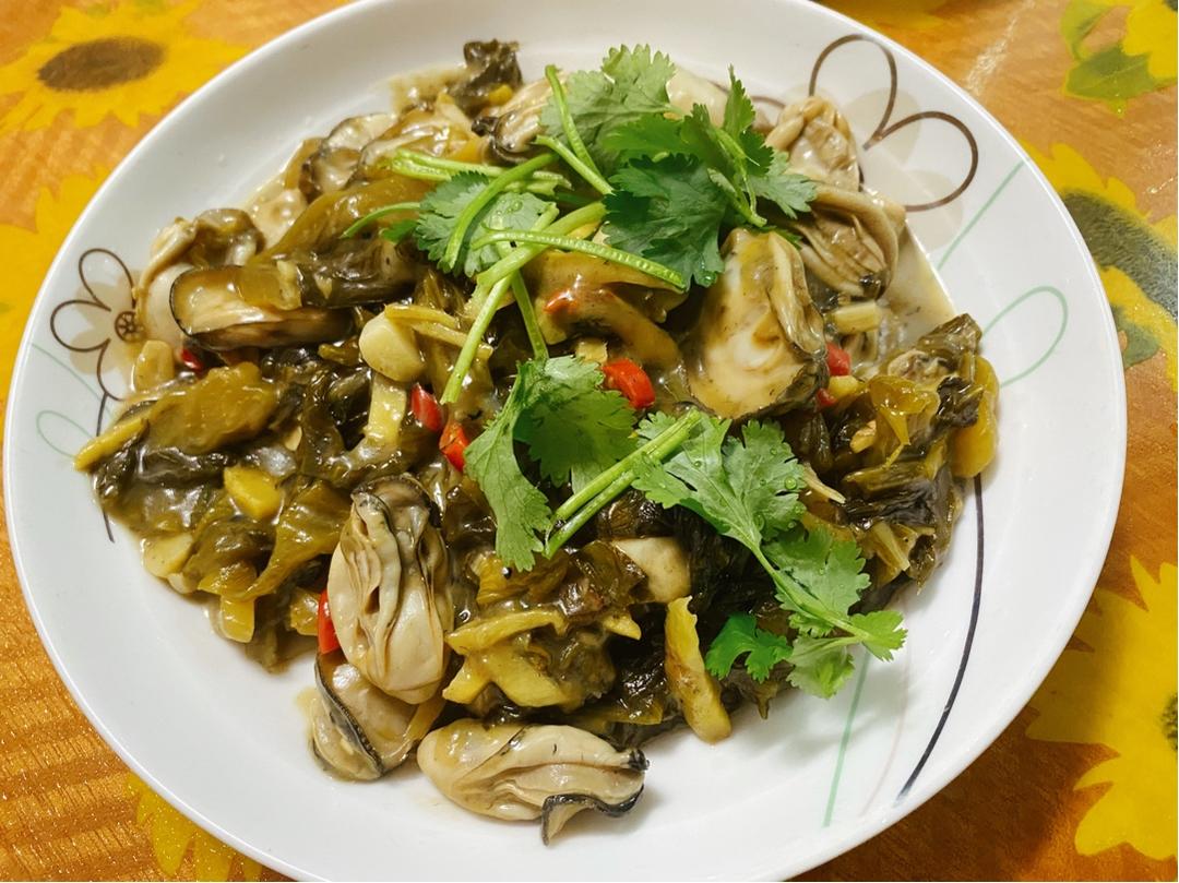 生蚝酸菜煲