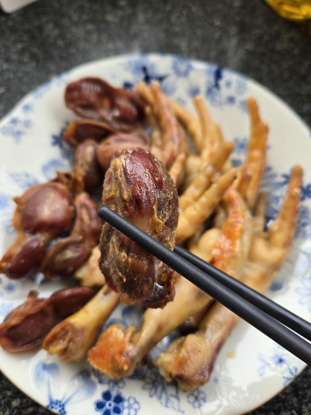 下酒菜之盐焗鸡胗
