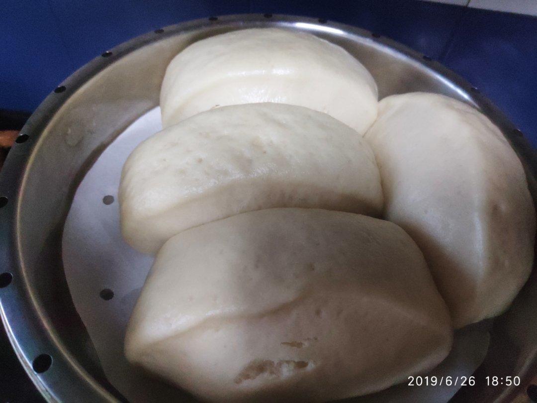 广式馒头（刀切，圆形。馒头。附视频。一次性发酵）