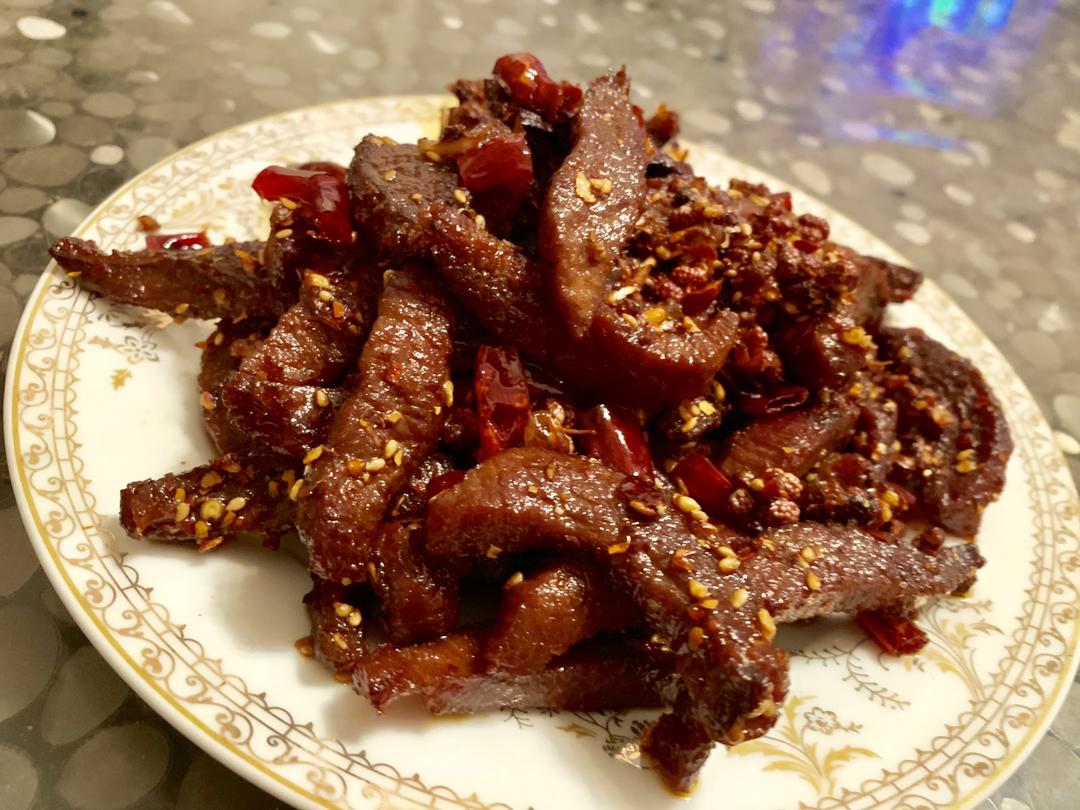 麻辣牛肉的做法