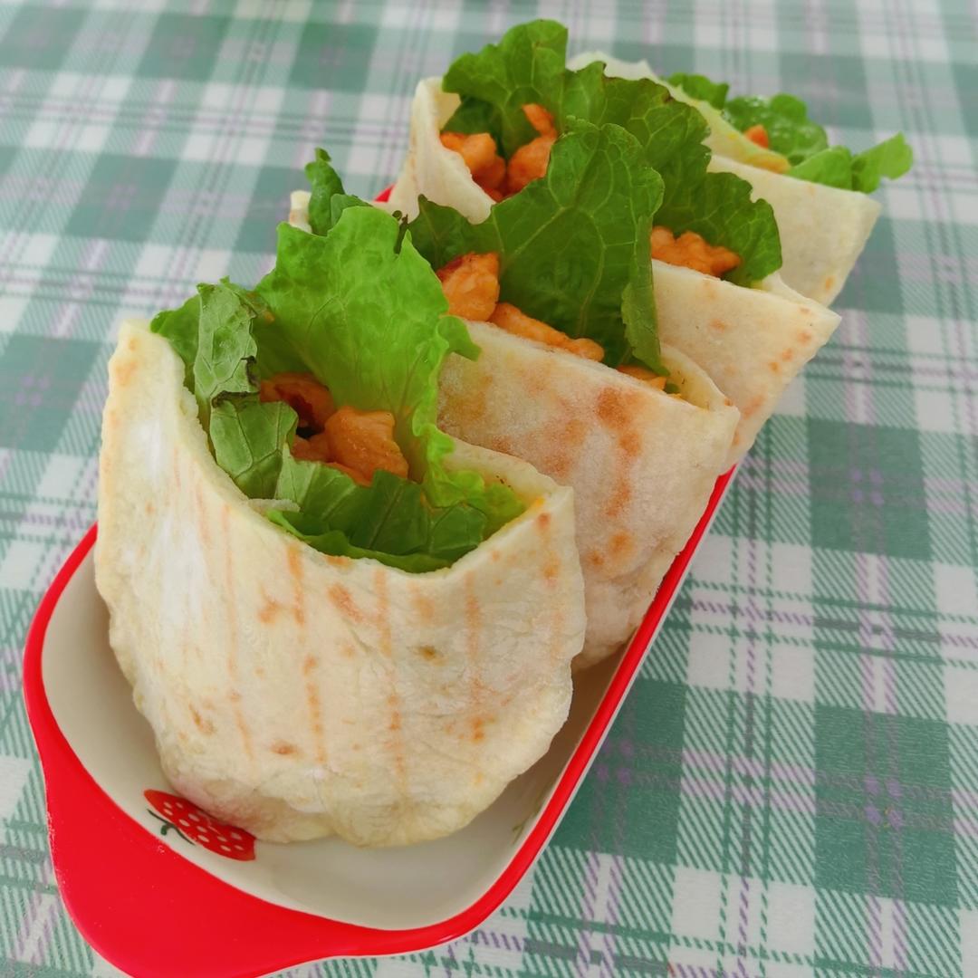 半烫面的口袋饼｜装啥都好吃