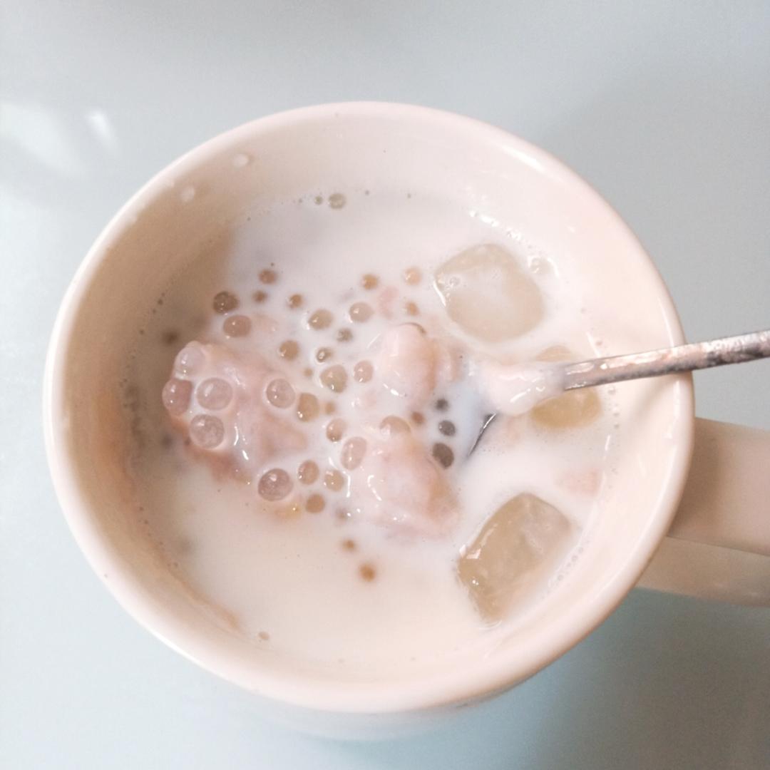 芋泥牛奶西米露的做法