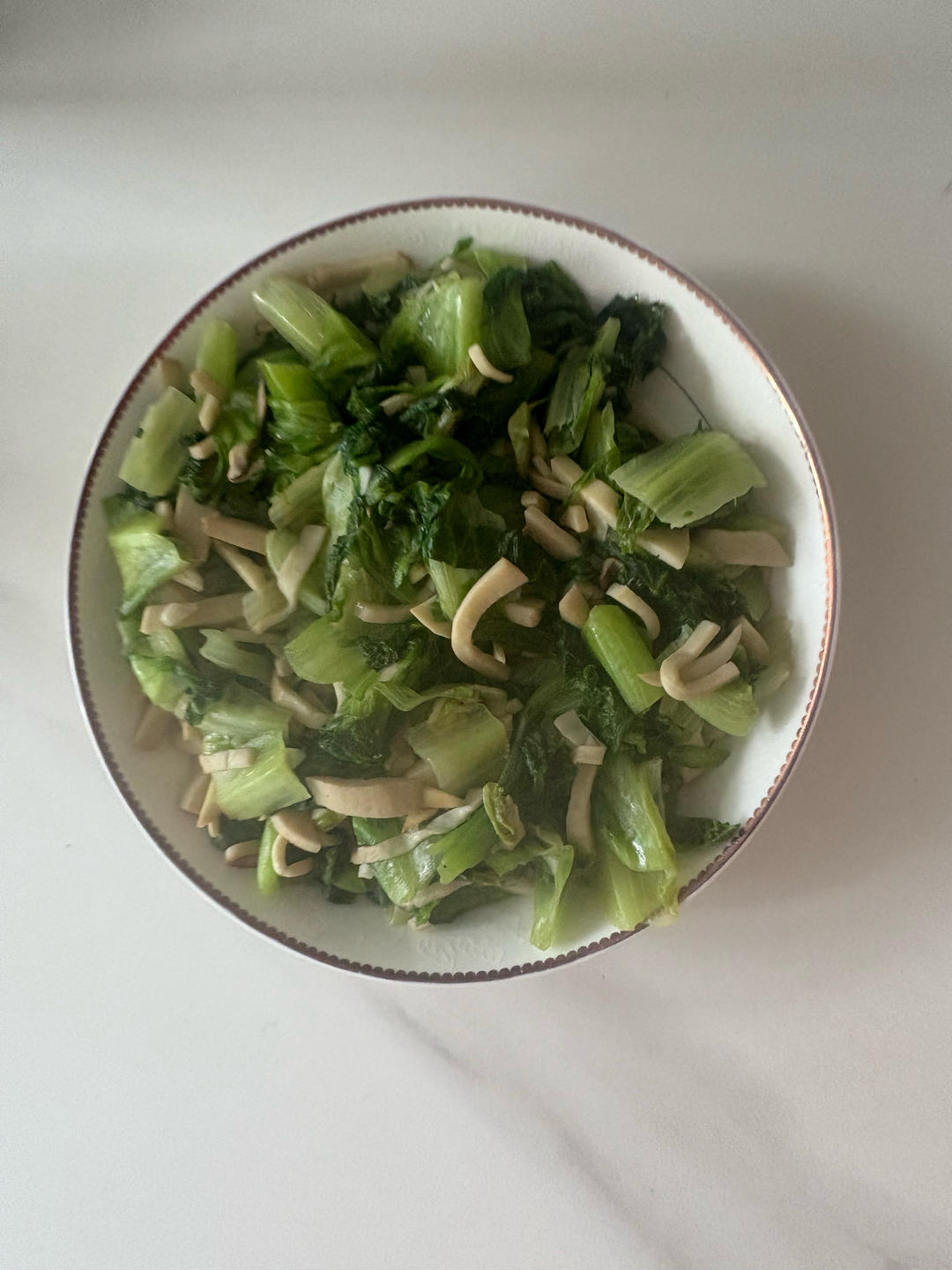 董太的私房菜--杏鲍菇炒生菜