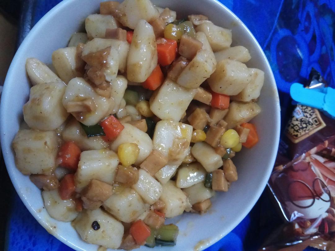 素炒疙瘩(一人份)