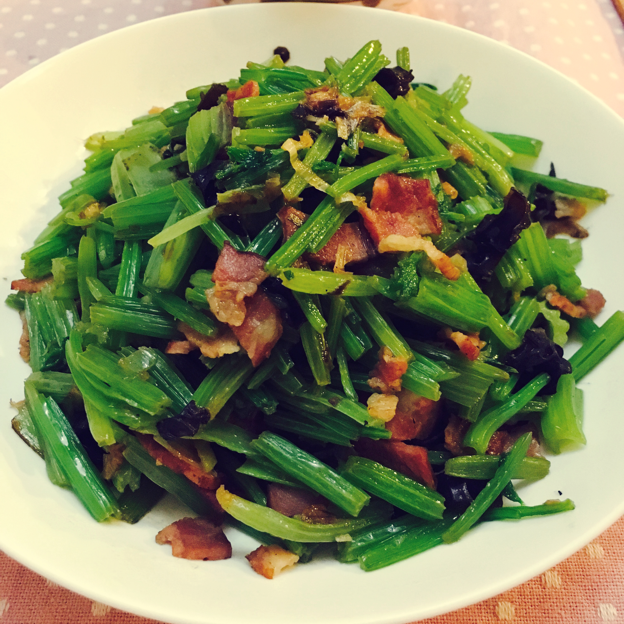 培根爆香芹