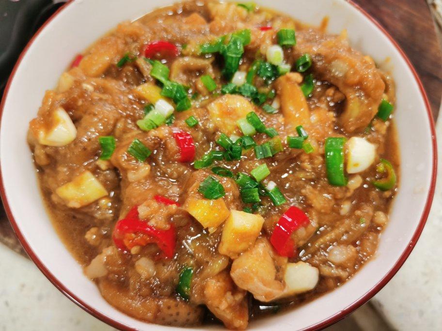 少油不油炸的咸鱼茄子煲