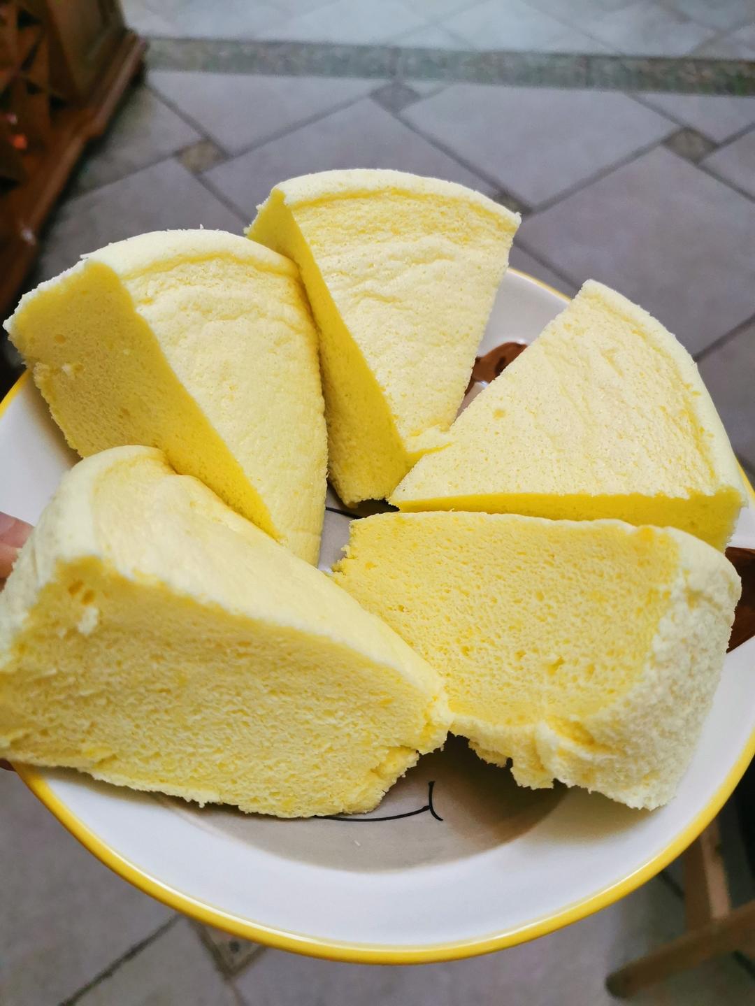 零失败戚风蒸蛋糕（8寸）可做蛋糕胚（另附红丝绒蒸蛋糕做法）