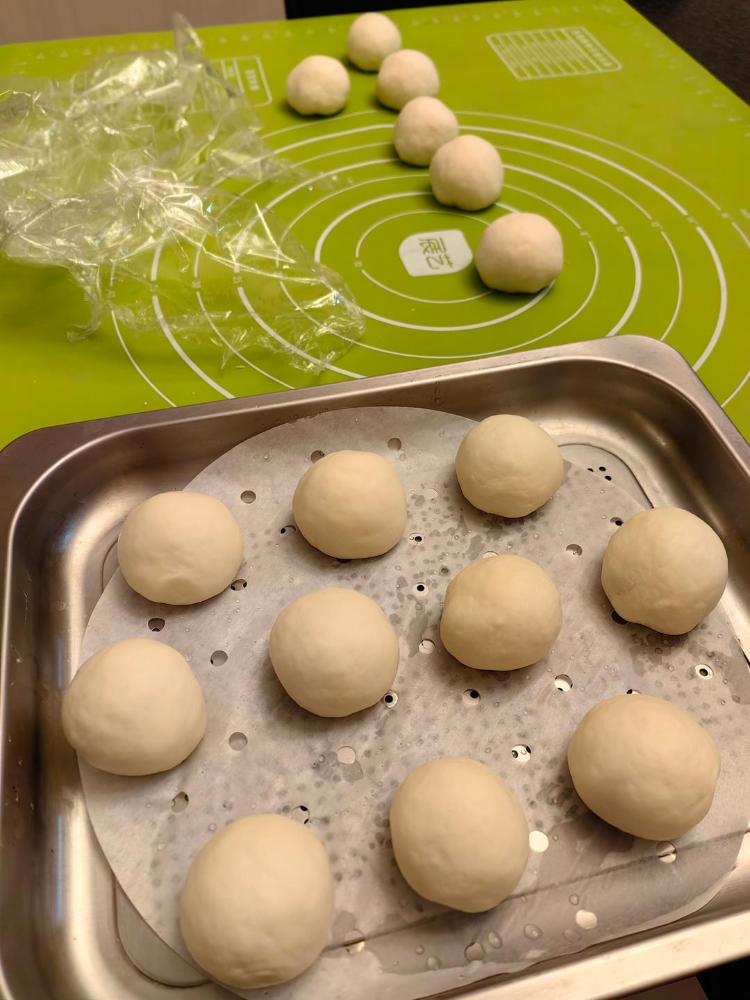 奶黄馅儿和奶黄包