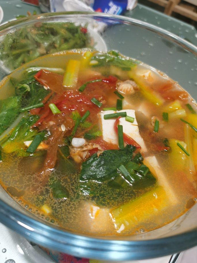 翡翠豆腐汤