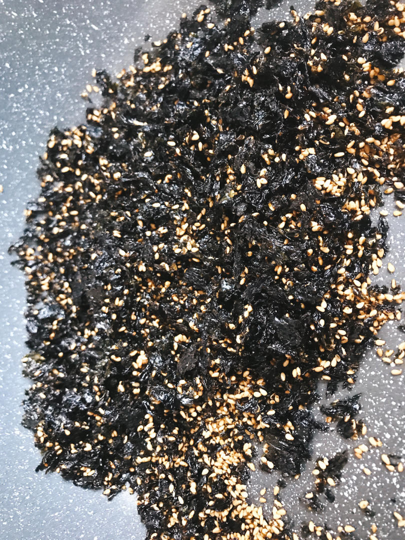 用紫菜做海苔【芝麻海苔碎】超级简单