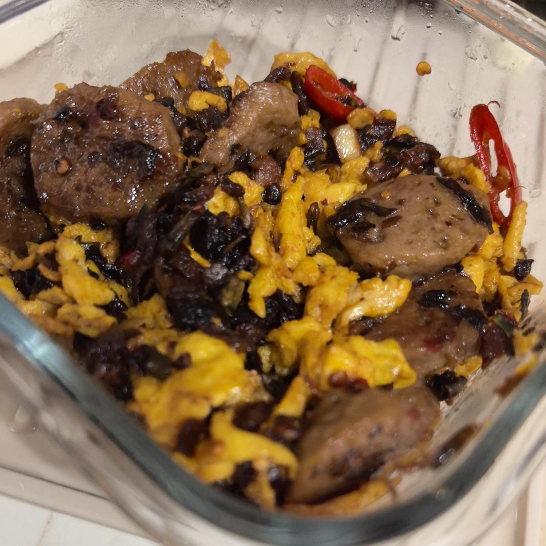 鸡蛋炒外婆菜(下饭菜)