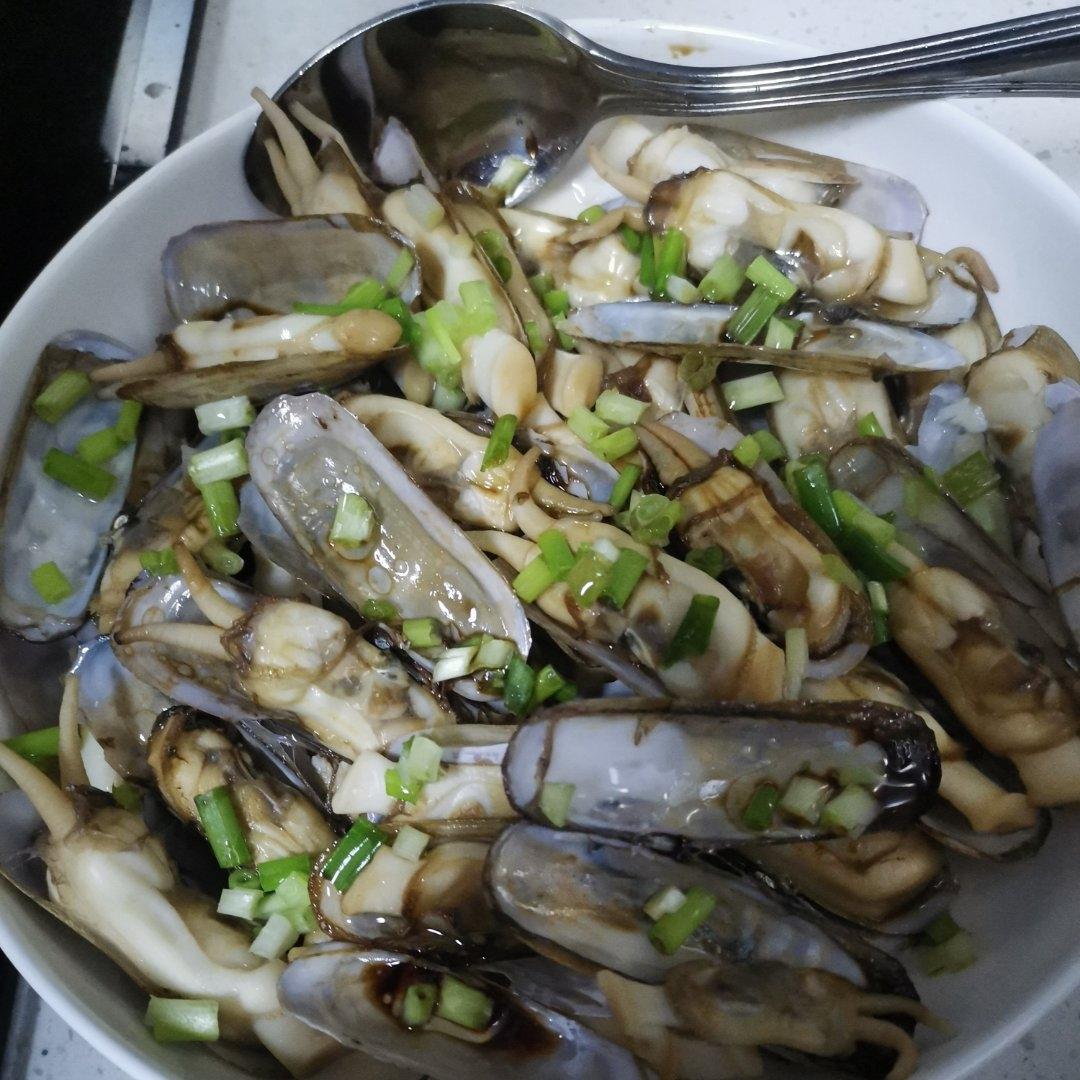 葱油蛏子
