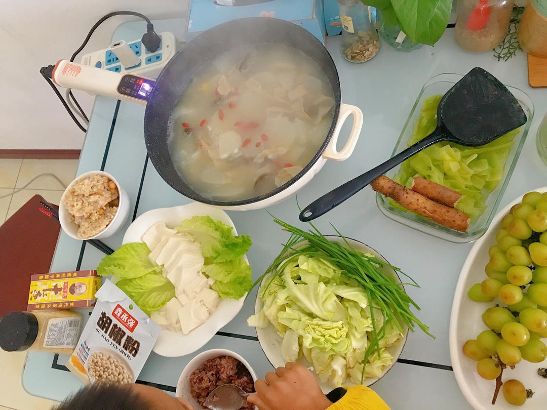 不放油|豆汤冒菜|简单易上手
