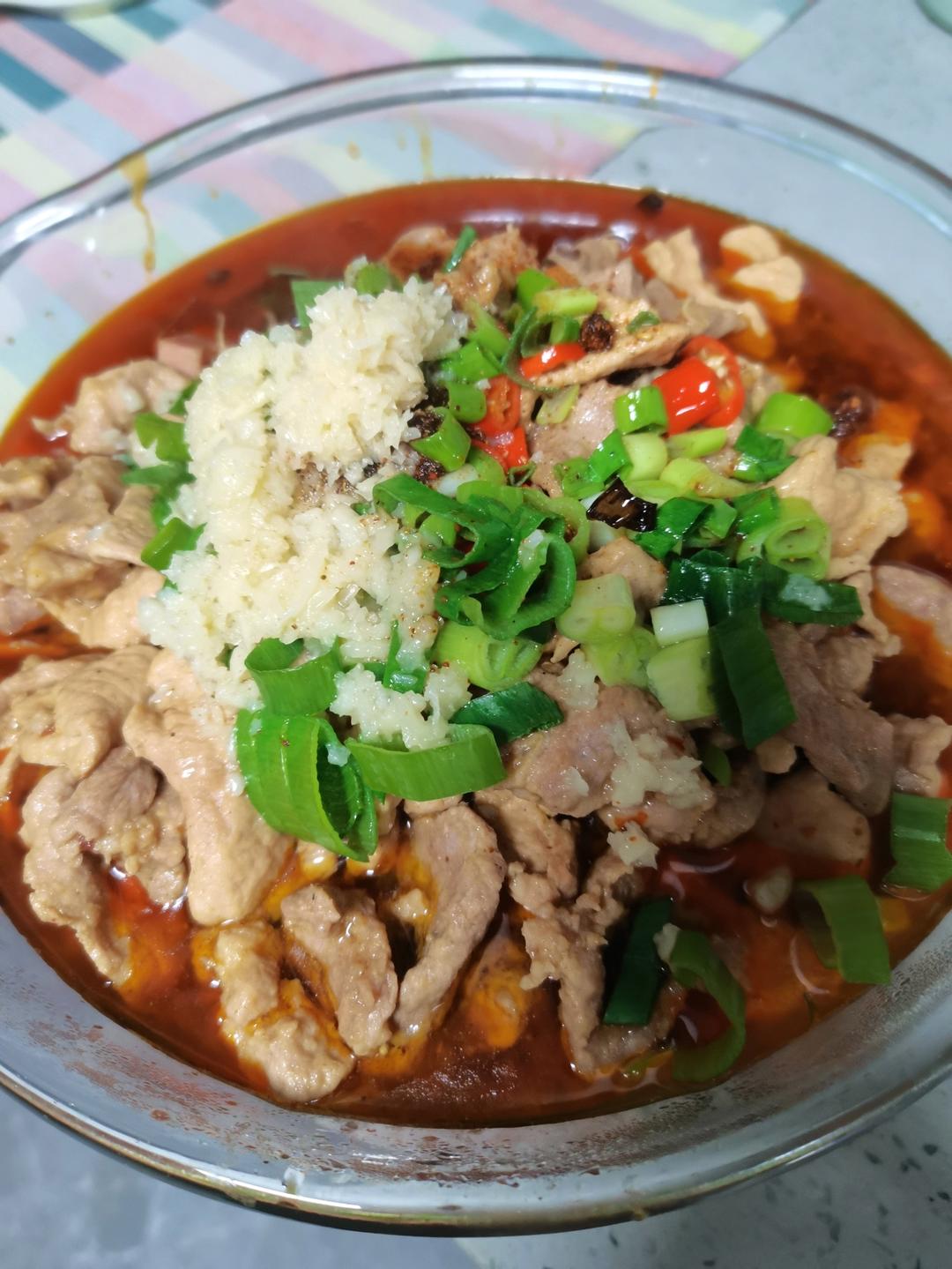 水煮肉片（肯定不翻车）