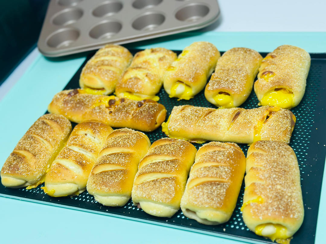 直接法万能面团－培根芝士包