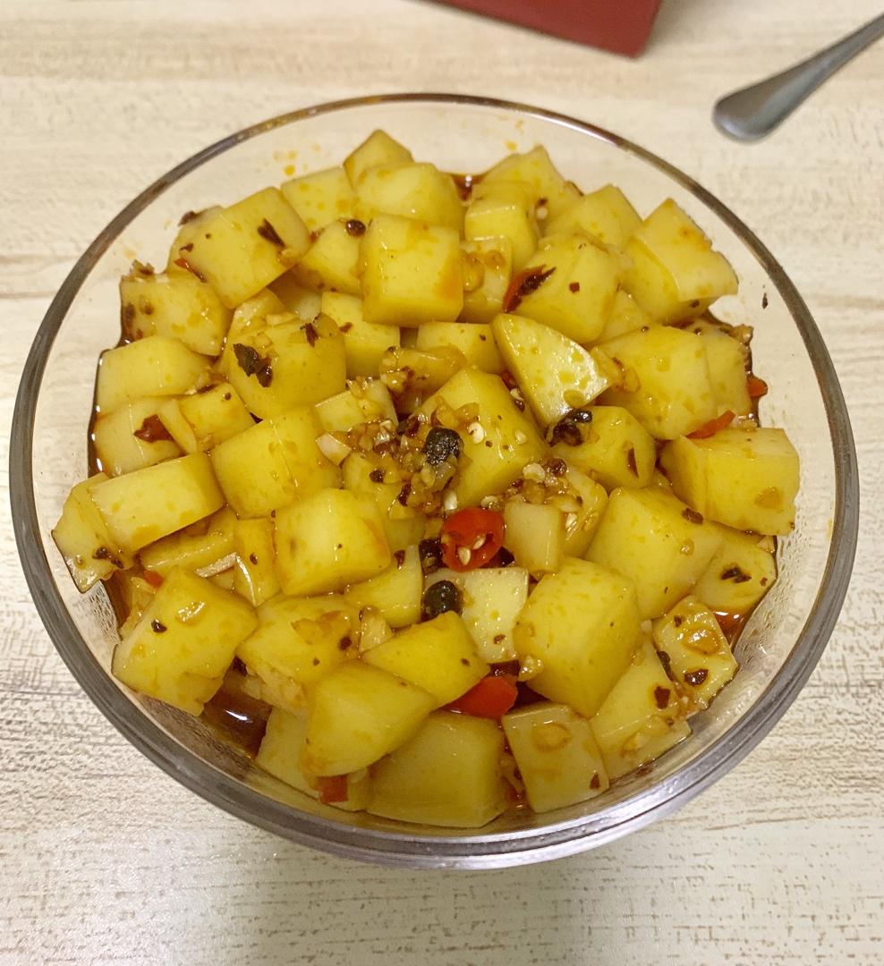酸辣米豆腐