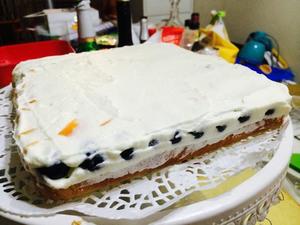 世界杯国旗蛋糕—水果夹心奶油海绵蛋糕的做法 步骤22