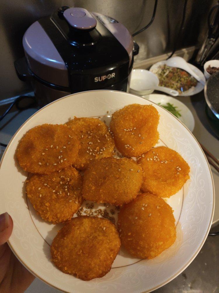 不会变形的南瓜饼