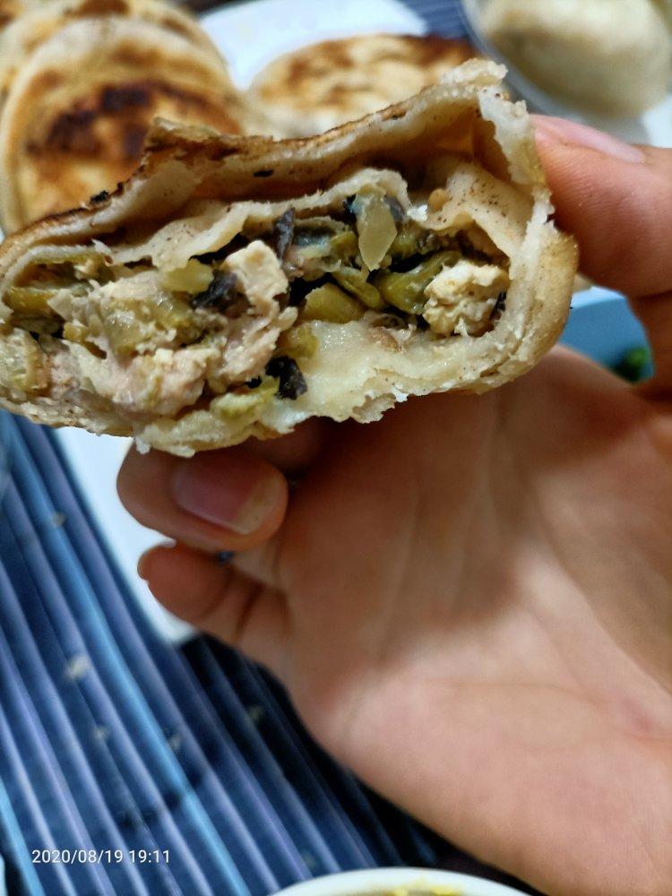 啤酒酥皮发面豇豆素馅馅饼