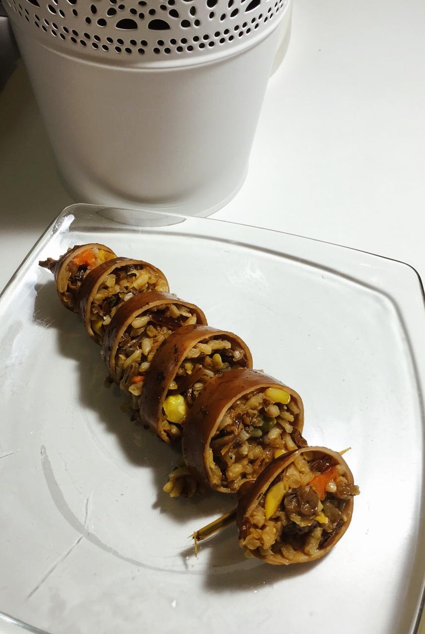 鱿鱼米肠