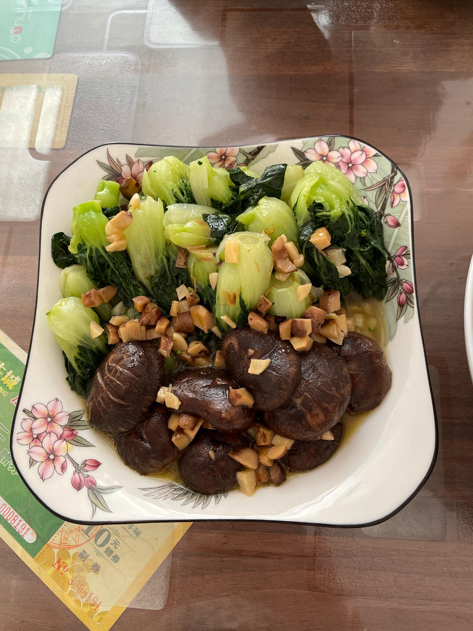 蚝油香菇小油菜