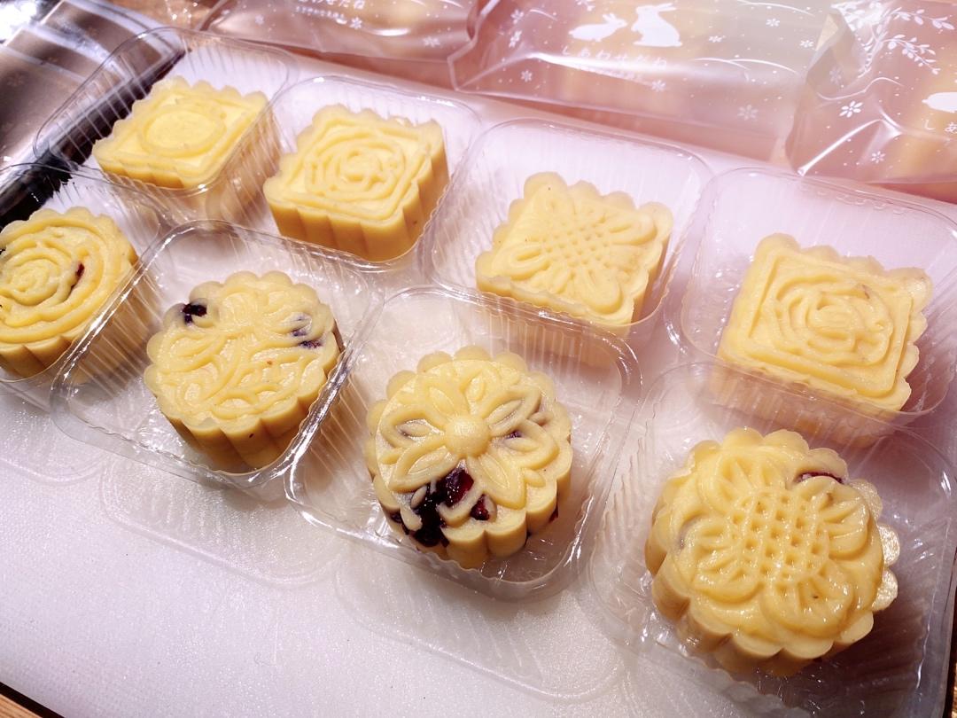 蔓越莓绿豆糕