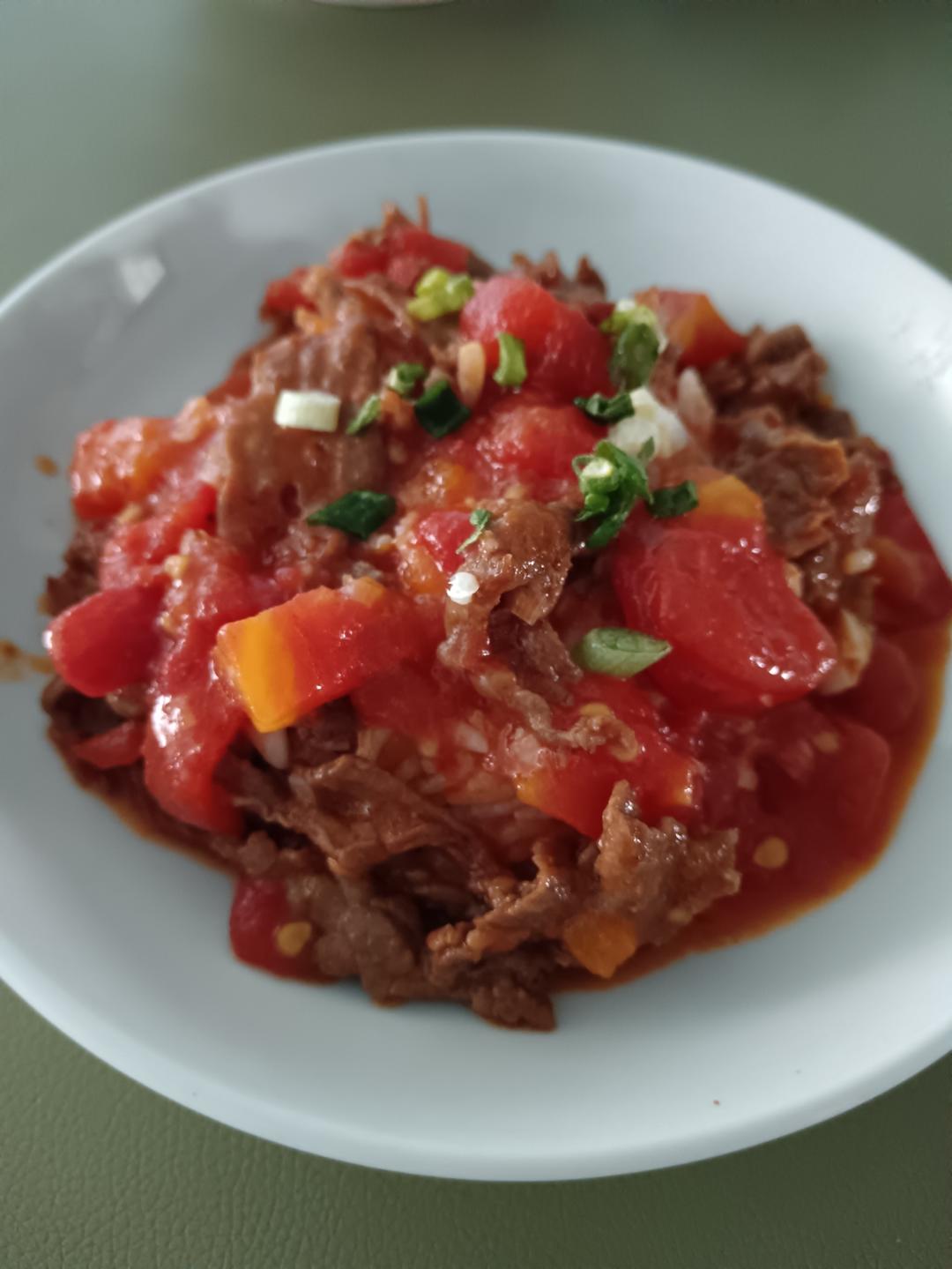 酸酸甜甜的番茄炒牛肉 | 开胃又下饭