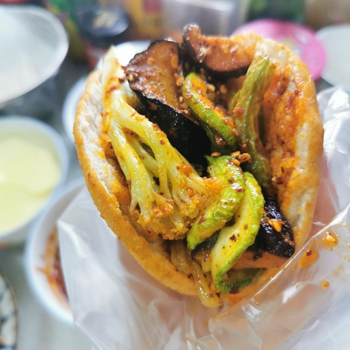 西安炸串夹馍的做法