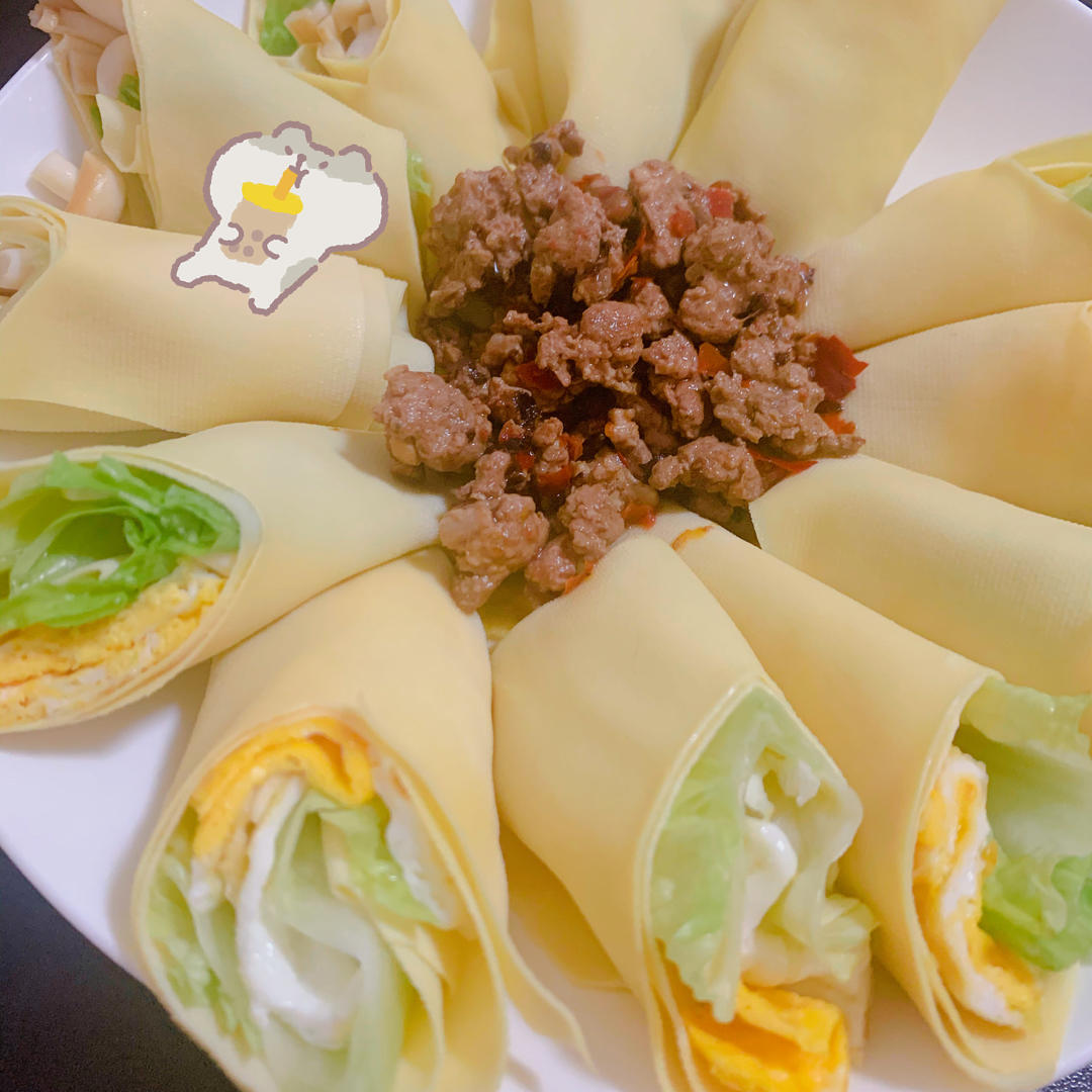 掉秤餐(时蔬豆皮)