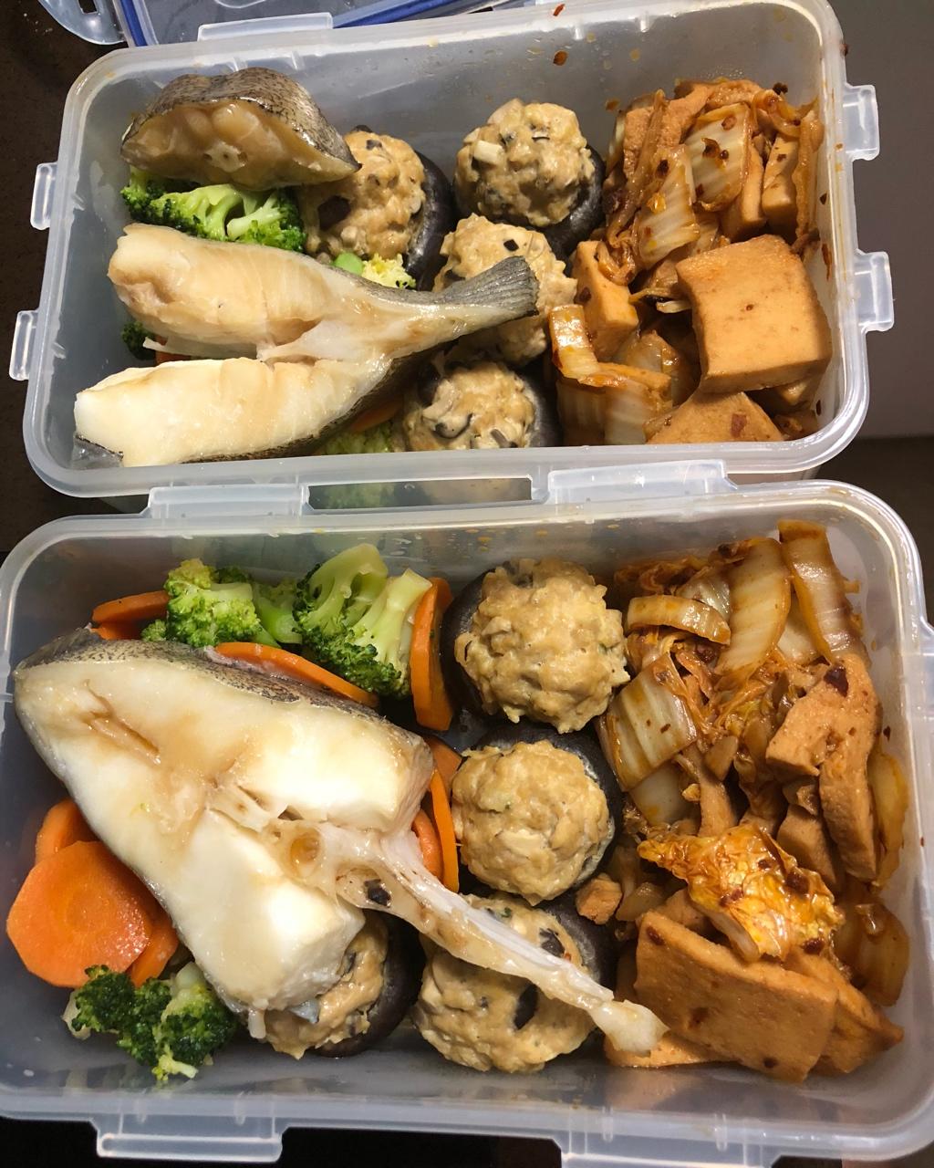 老干妈版娃娃菜炒千叶豆腐