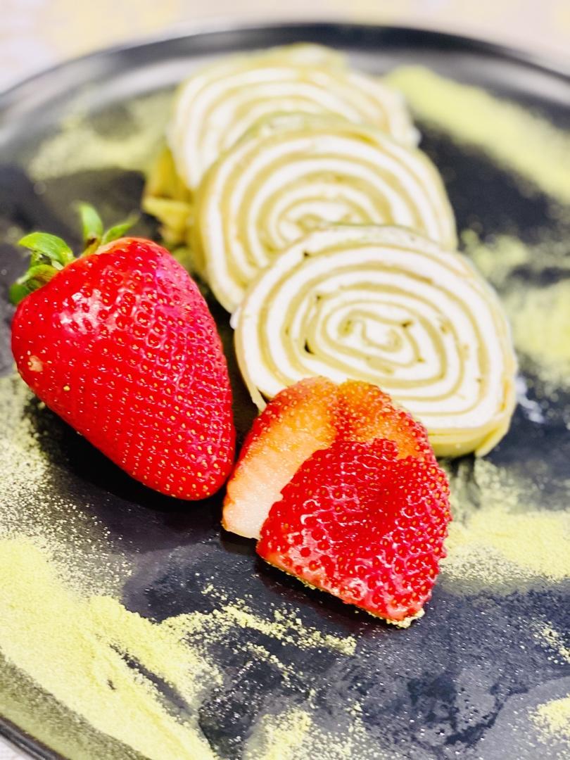 【抹茶毛巾卷】