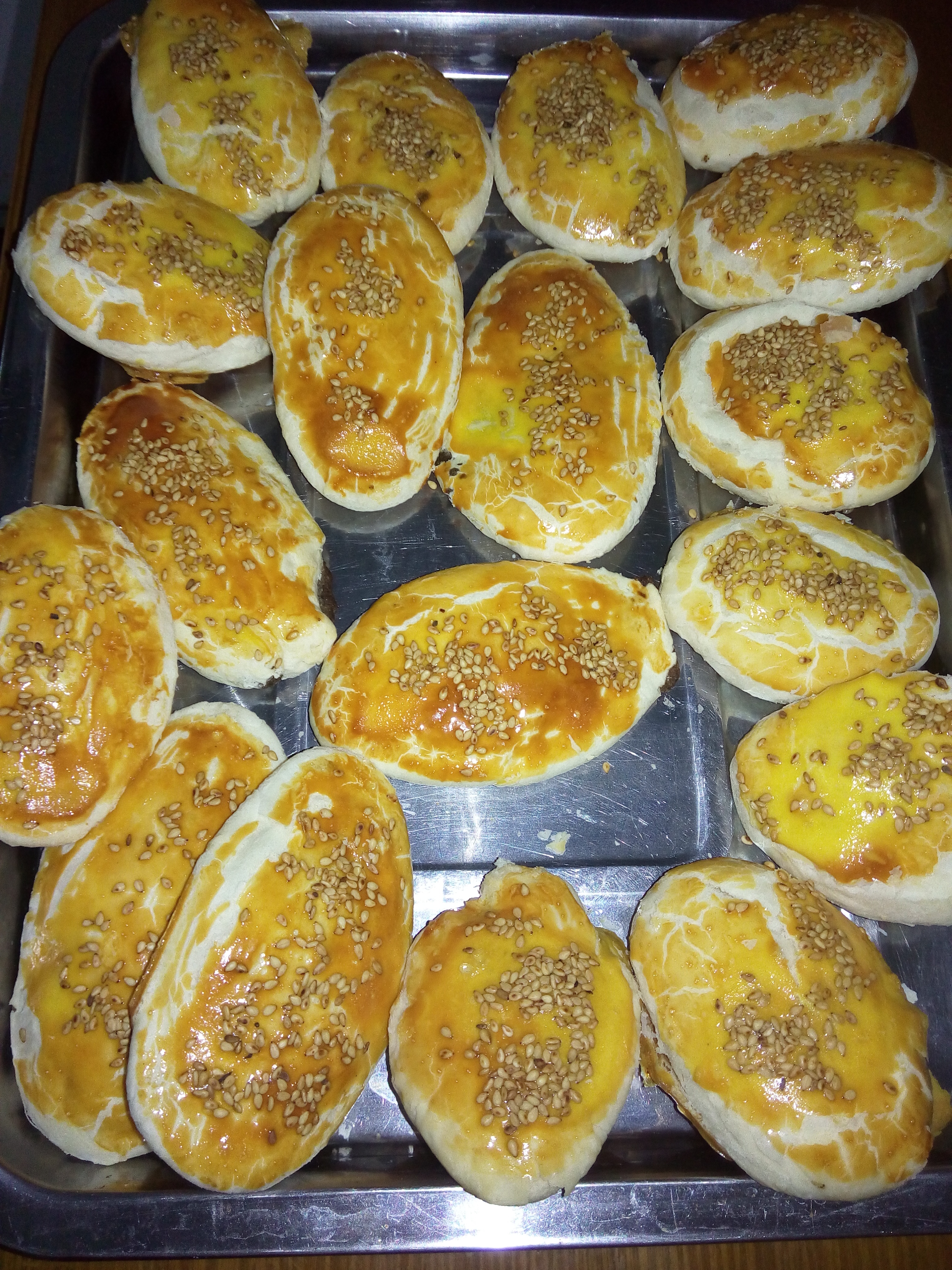 芝麻椒盐牛舌饼（北京小吃）