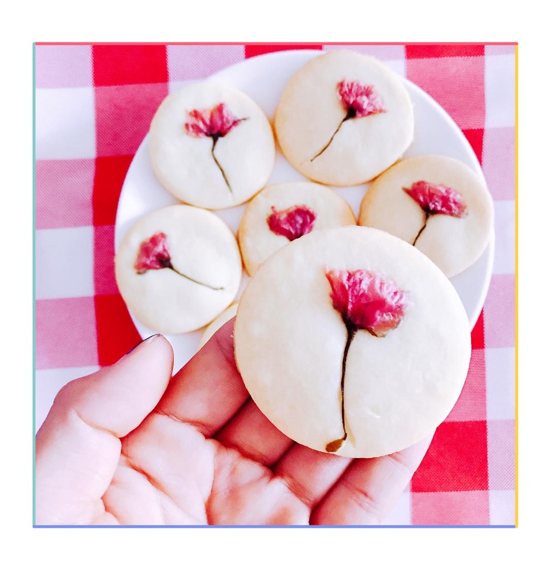 春日樱花薄曲奇饼干