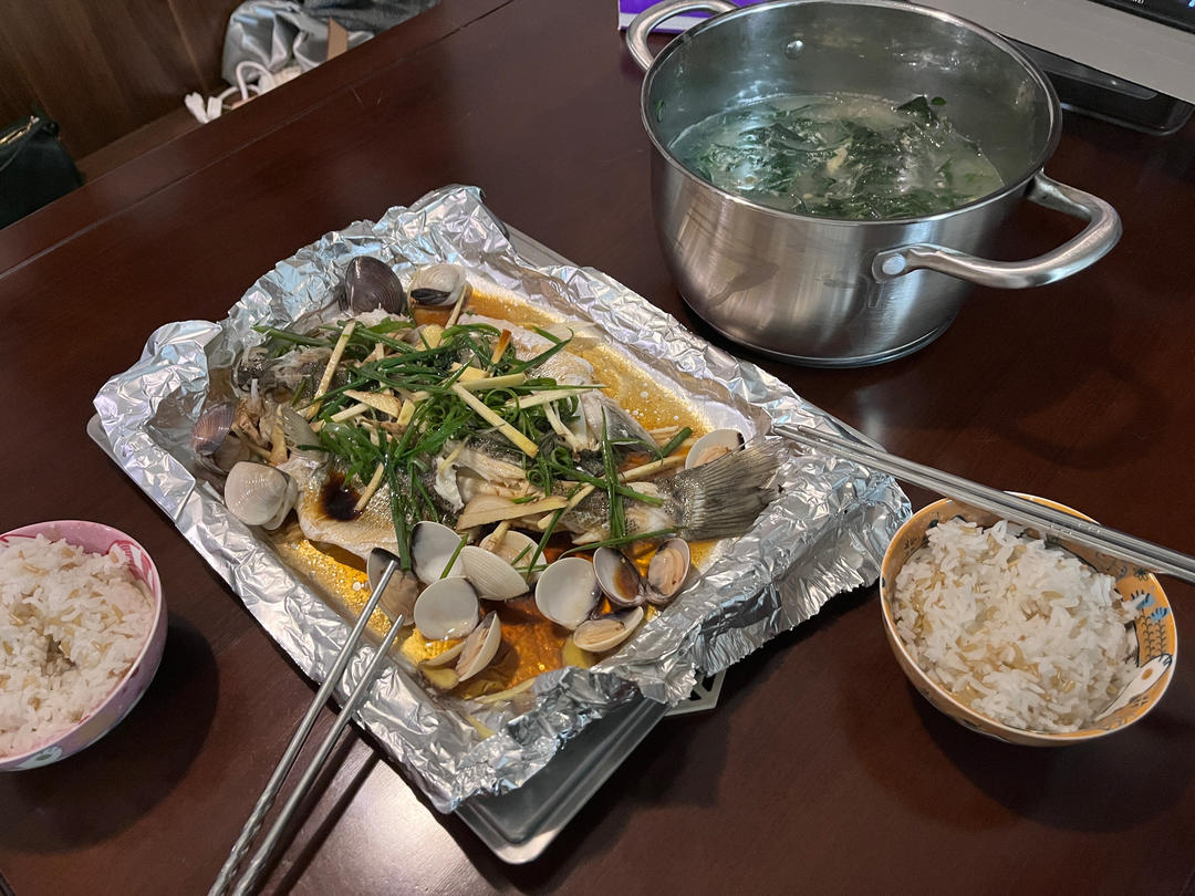 年年有余——清蒸鲈鱼