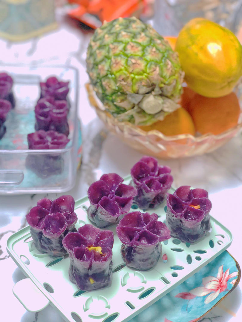 水晶饺子 花开富贵
