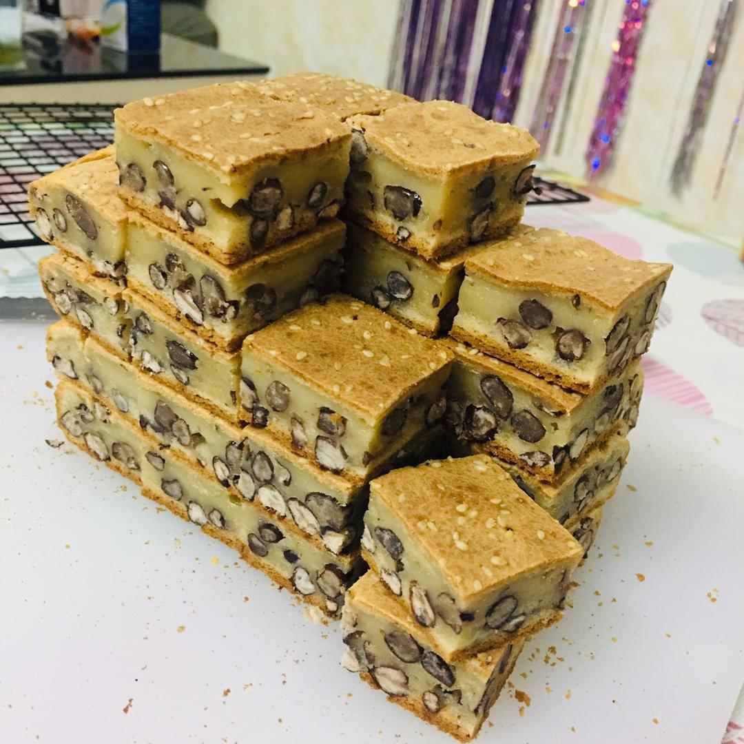 台湾小吃，红豆烤年糕！