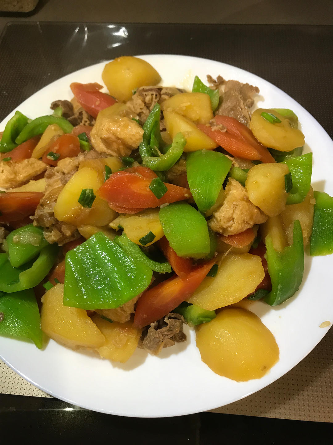 土豆烩胡萝卜