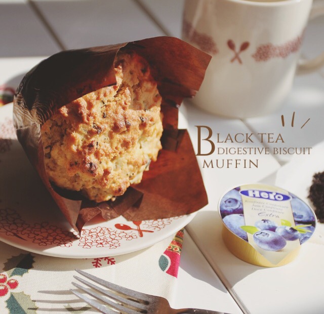 红茶消化饼干麦芬black tea digestive biscuit muffin